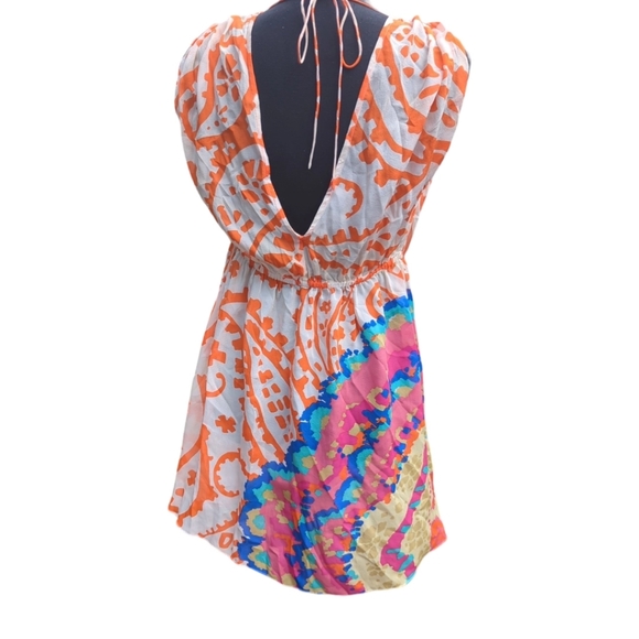 Tibi Silk Dress Beach Cover up Vacation Cruise Dress in Sz Small - Picture 6 of 16